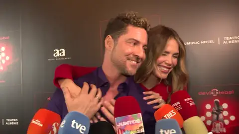 David Bisbal y Rosanna Zanetti David Bisbal y Rosanna Zanetti