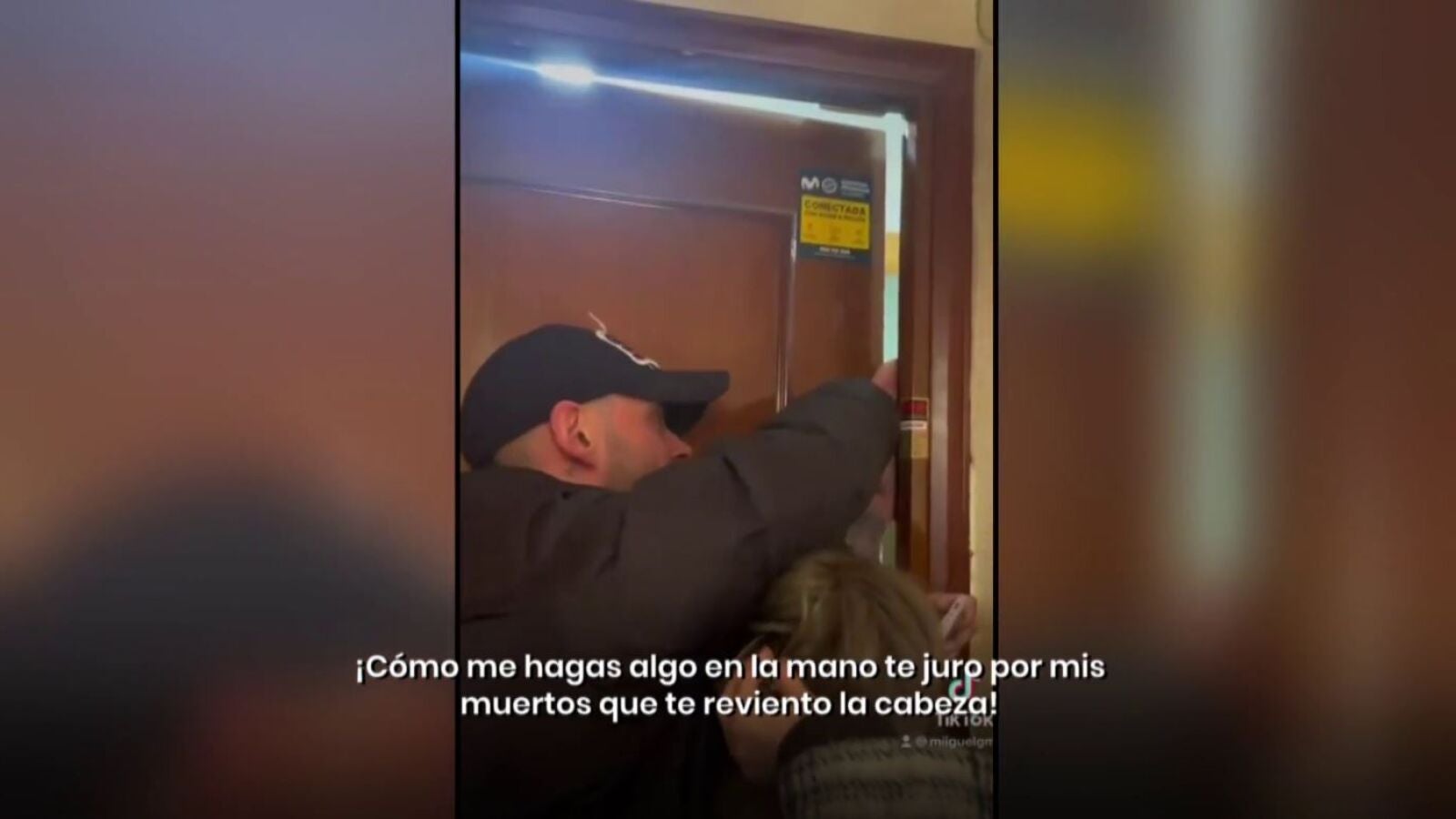 Miguel, uno de los turistas al que el dueño del piso retuvo sus maletas: 
