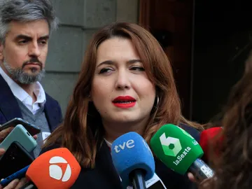 La secretaria de Estado de Igualdad, Ángela Rodríguez, este jueves en Madrid. La secretaria de Estado de Igualdad, Ángela Rodríguez, este jueves en Madrid.