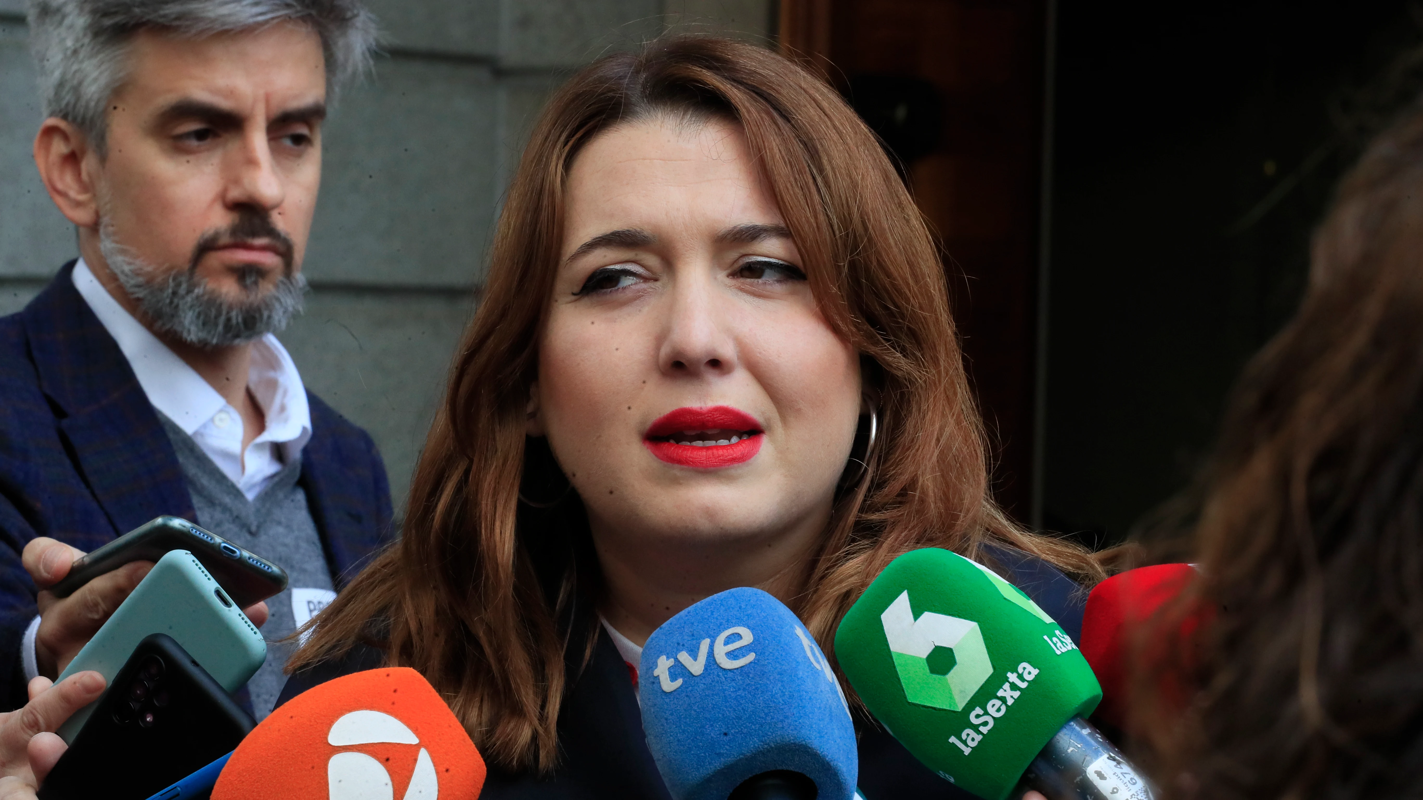 La secretaria de Estado de Igualdad, &Aacute;ngela Rodr&iacute;guez, este jueves en Madrid. 