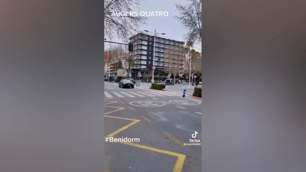 VÍDEO: Así fue la persecución policial en plena calle en Benidorm VÍDEO: Así fue la persecución policial en plena calle en Benidorm