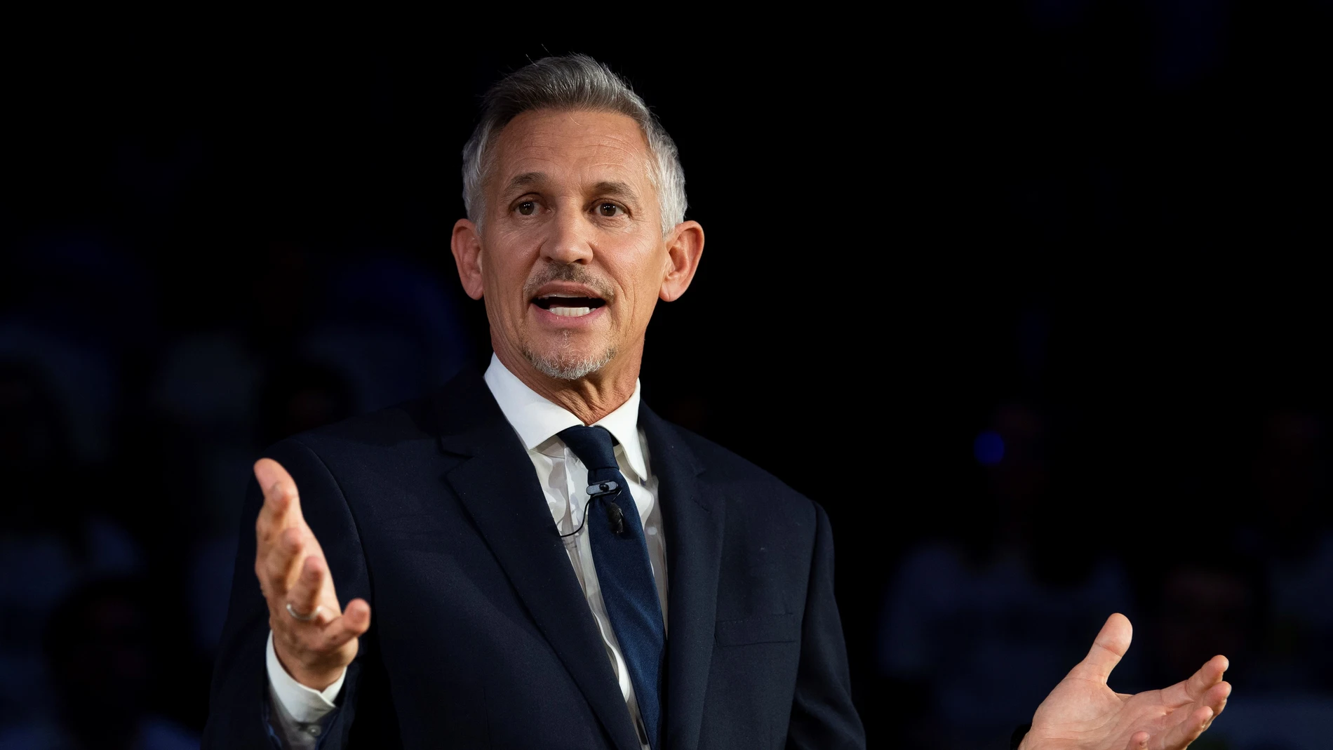 El presentador de televisión y exfutbolista Gary Lineker El presentador de televisión y exfutbolista Gary Lineker
