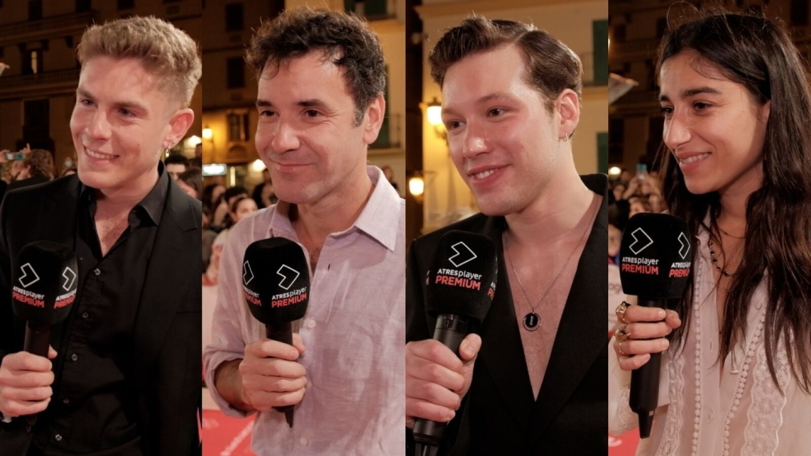'Las noches de Tefía', de ATRESplayer Premium, cautiva en la alfombra del Festival de Málaga en una noche muy emocionante