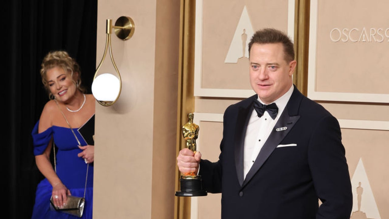 Brendan Fraser, accompanied by his handsome teenage sons at the Oscars and one shows off his ‘George of the Jungle’