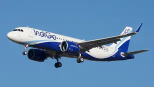 Avión de la compañía Indigo 