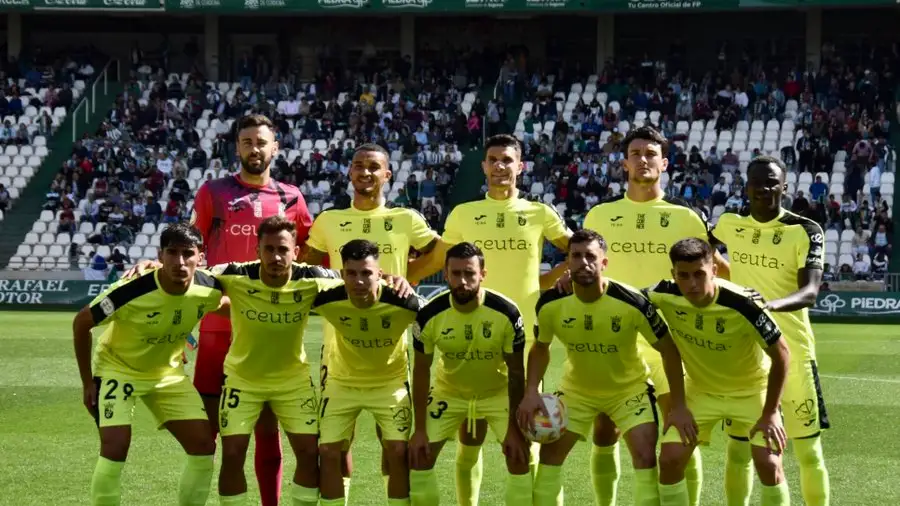 El once inicial del Ceuta C contra el C&oacute;rdoba