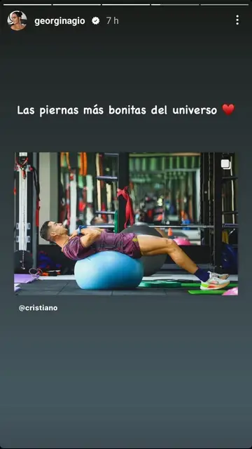 Georgina Rodríguez comenta una de sus partes favoritas de Cristiano Georgina Rodríguez comenta una de sus partes favoritas de Cristiano
