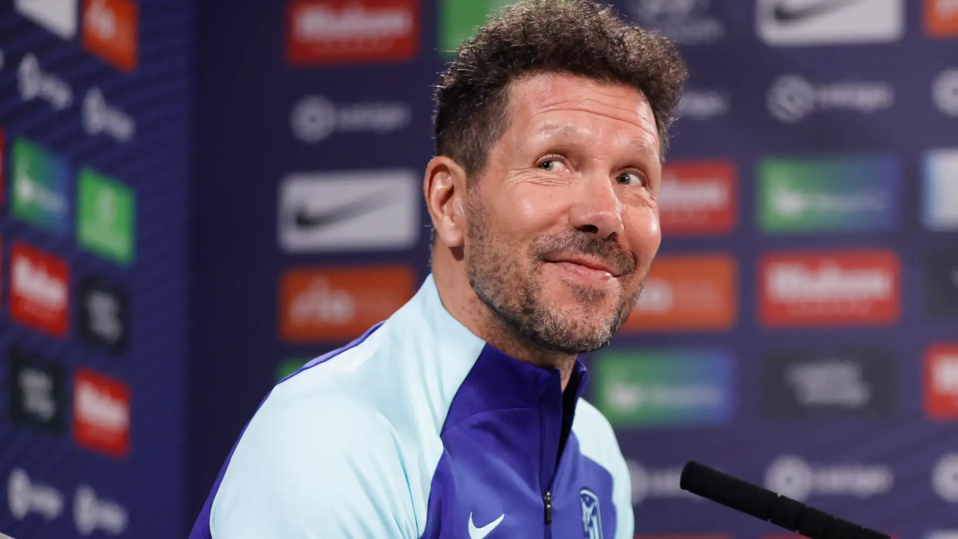 Simeone, en rueda de prensa Simeone, en rueda de prensa