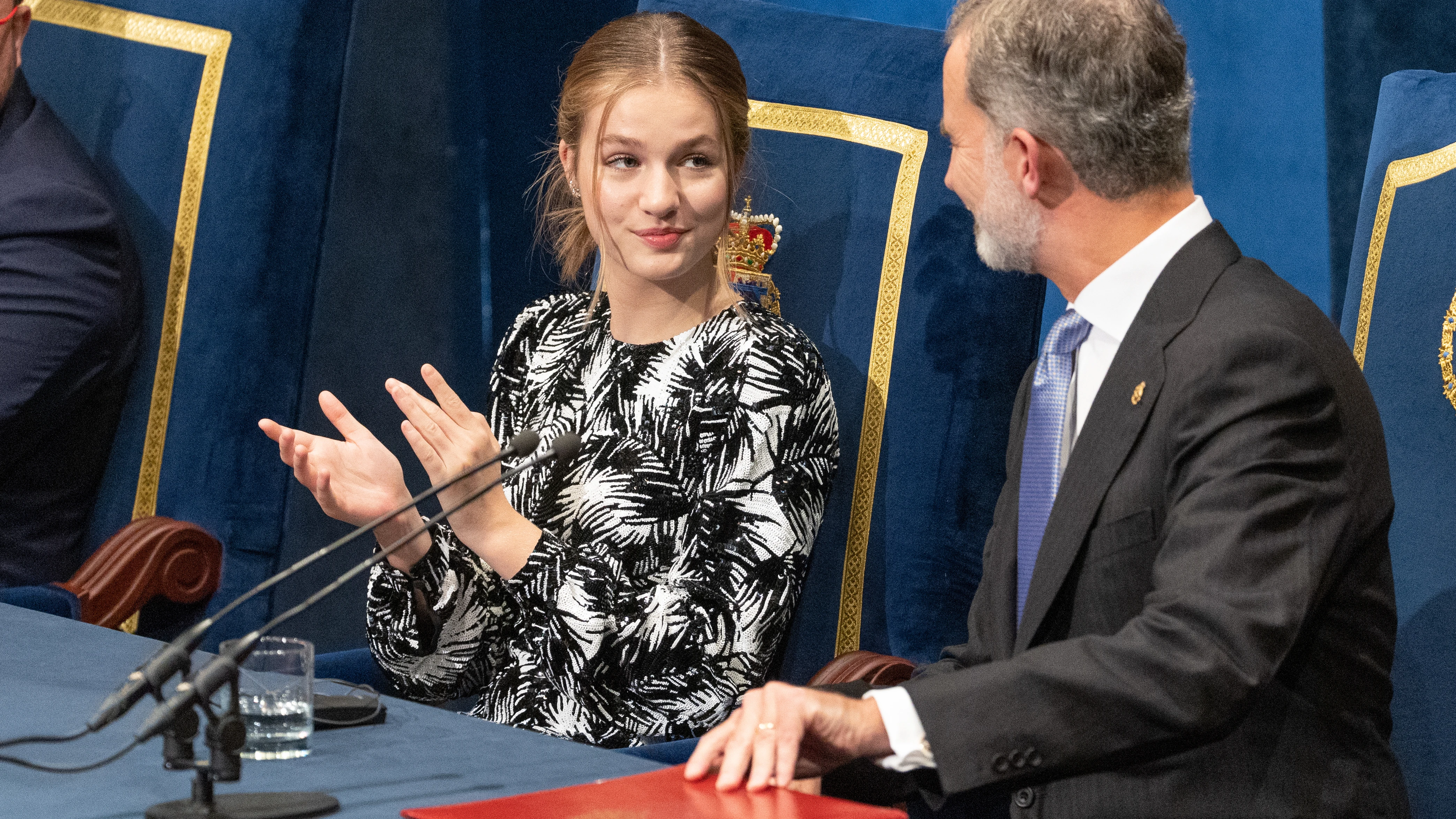 El rey Felipe VI y su hija la princesa Leonor El rey Felipe VI y su hija la princesa Leonor
