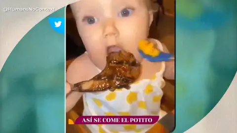 Este vídeo viral te enseñará el truco infalible para dar de comer a tu bebé... ¡Aunque no quiera potito!