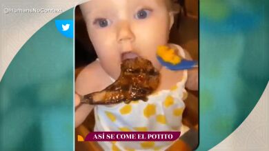 Este vídeo viral te enseñará el truco infalible para dar de comer a tu bebé... ¡Aunque no quiera potito!