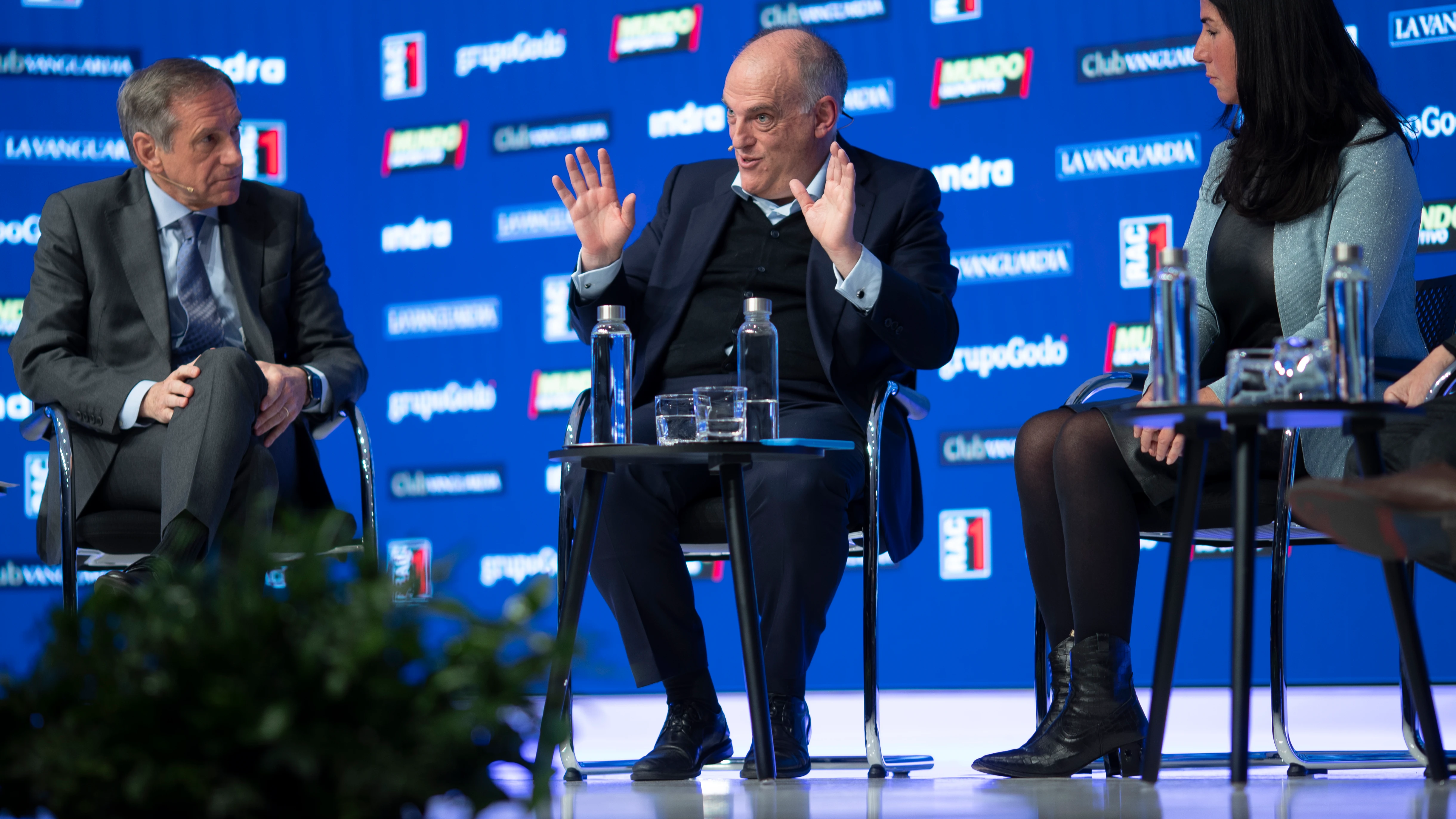 Javier Tebas, en un foro organizado por La Vanguardia Javier Tebas, en un foro organizado por La Vanguardia