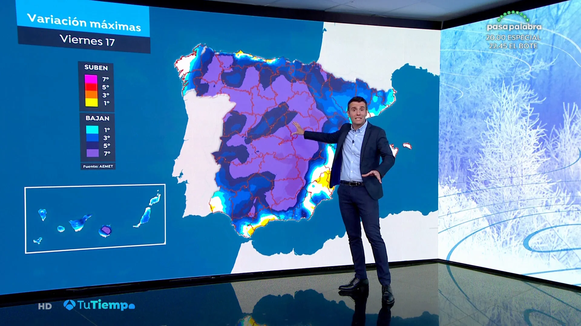 La previsión del tiempo de César Gonzalo La previsión del tiempo de César Gonzalo