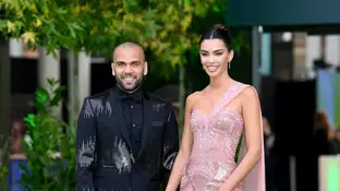 Dani Alves y Joana Sanz Dani Alves y Joana Sanz