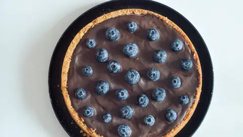 Tartaleta de chocolate y arándanos Tartaleta de chocolate y arándanos