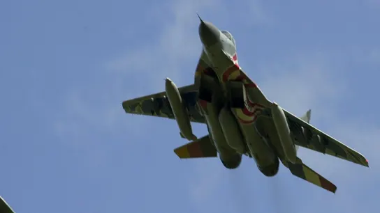 Imagen de un caza 'MiG-29' Imagen de un caza 'MiG-29'
