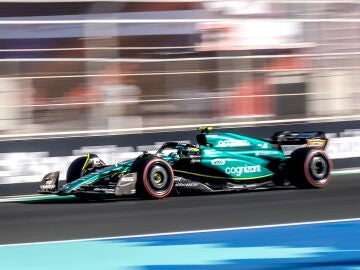 Fernando Alonso en los Libres 3 del GP de Arabia Saudí 2023