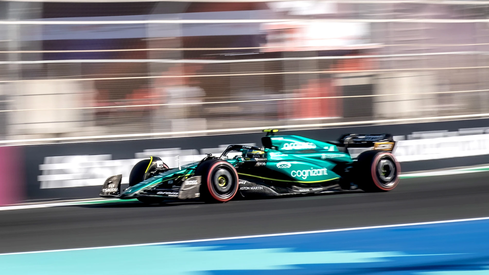 Fernando Alonso en los Libres 3 del GP de Arabia Saudí 2023
