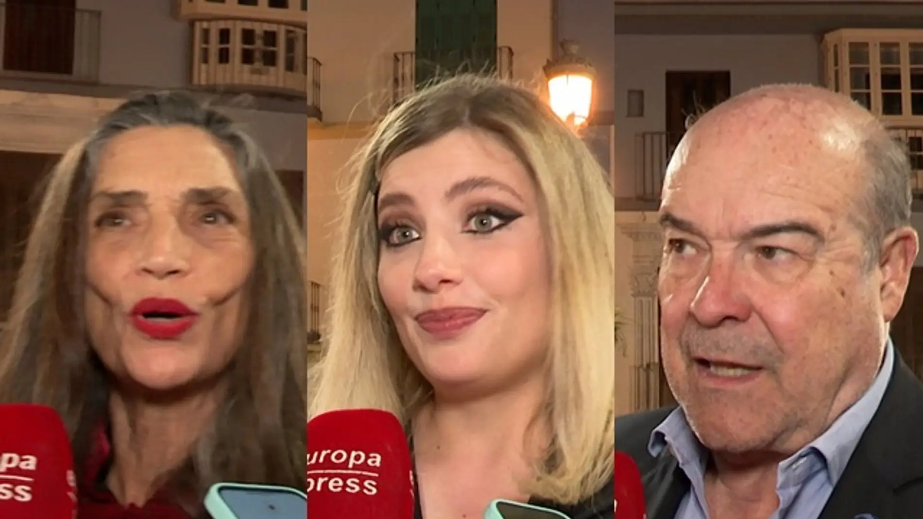 Ángela Molina, Miriam Giovanelli y Antonio Resines en el Festival de Málaga