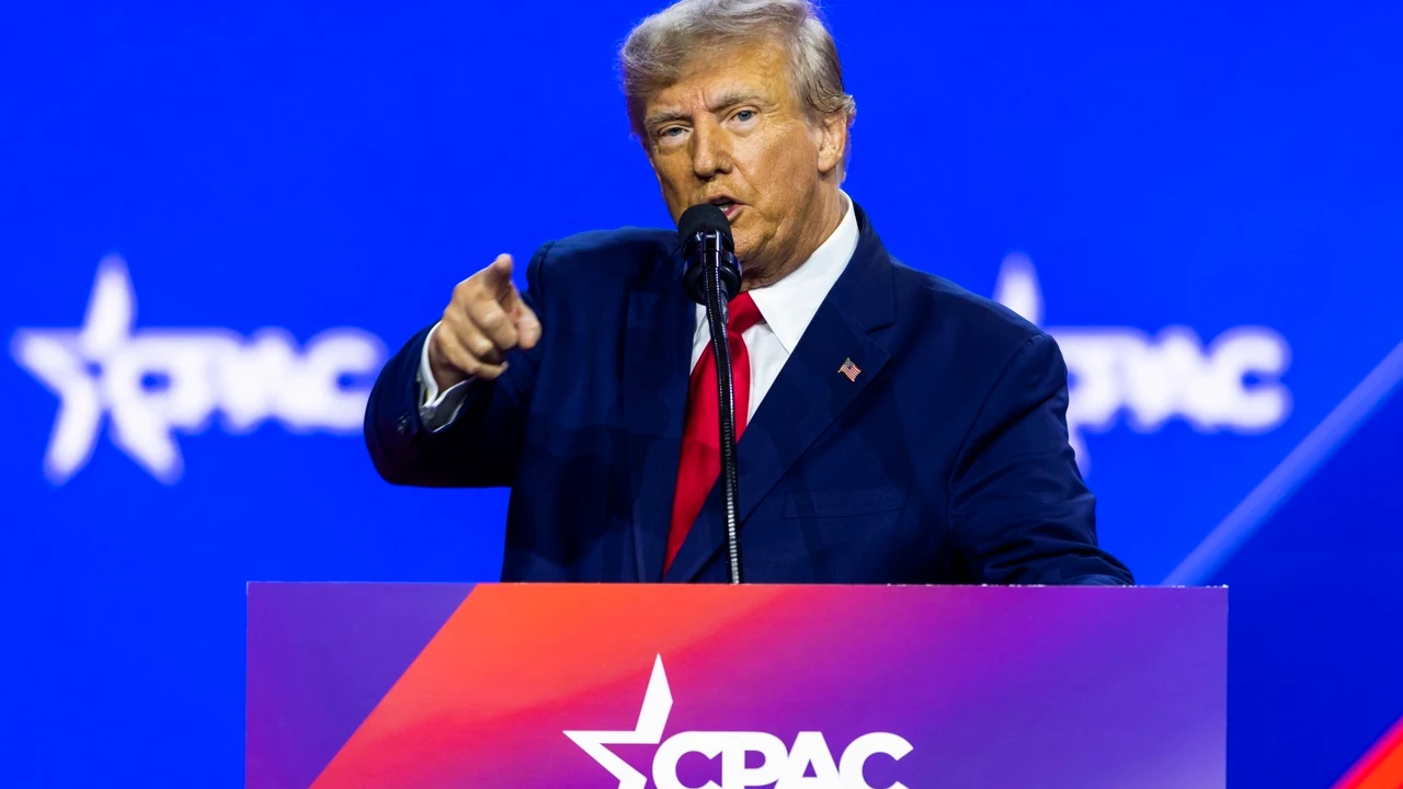Imagen del expresidente republicano estadounidense Donald Trump Imagen del expresidente republicano estadounidense Donald Trump