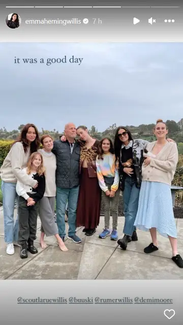 La familia Willis-Heming celebra el cumpleaños de Bruce Willis La familia Willis-Heming celebra el cumpleaños de Bruce Willis