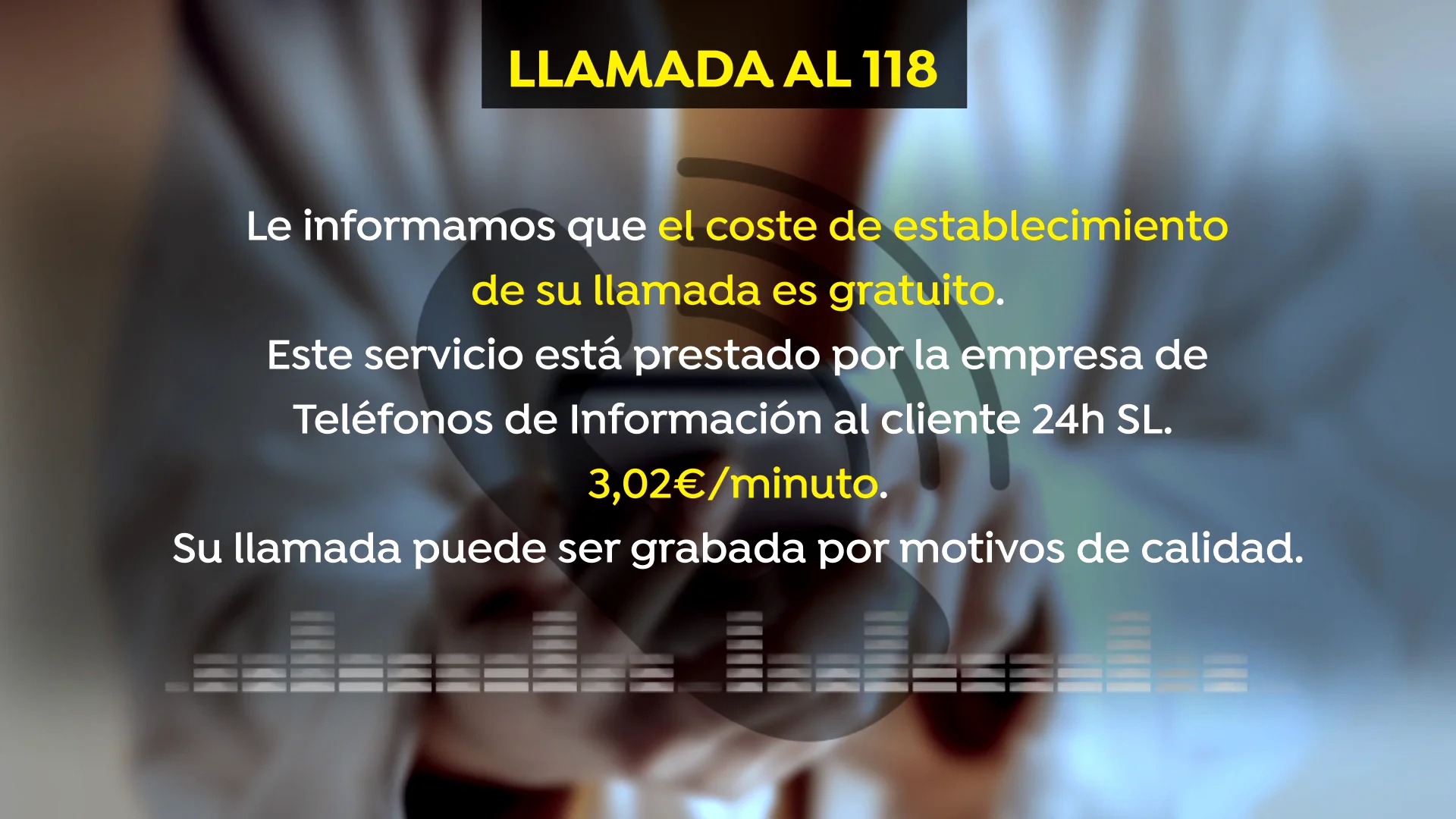 ¡Cuidado! Si te derivan una llamada a un prefijo 118, esto tienes que hacer para que no te cobren ¡Cuidado! Si te derivan una llamada a un prefijo 118, esto tienes que hacer para que no te cobren