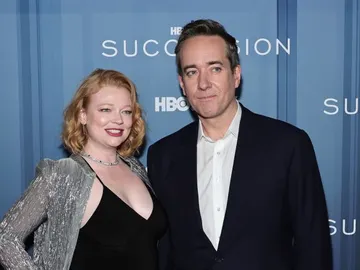 Sarah Snook y Matthew Macfadyen Sarah Snook y Matthew Macfadyen