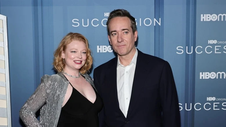 Sarah Snook y Matthew Macfadyen Sarah Snook y Matthew Macfadyen