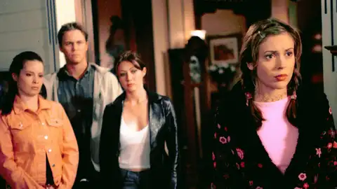 Holly Marie Combs, Shannen Doherty, Brian Krause y Alyssa Milano en 'Embrujadas'