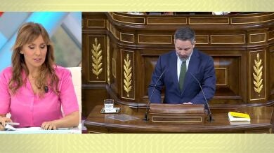 Los colaboradores de Espejo Público responden las críticas de Abascal en la moción de censura: 