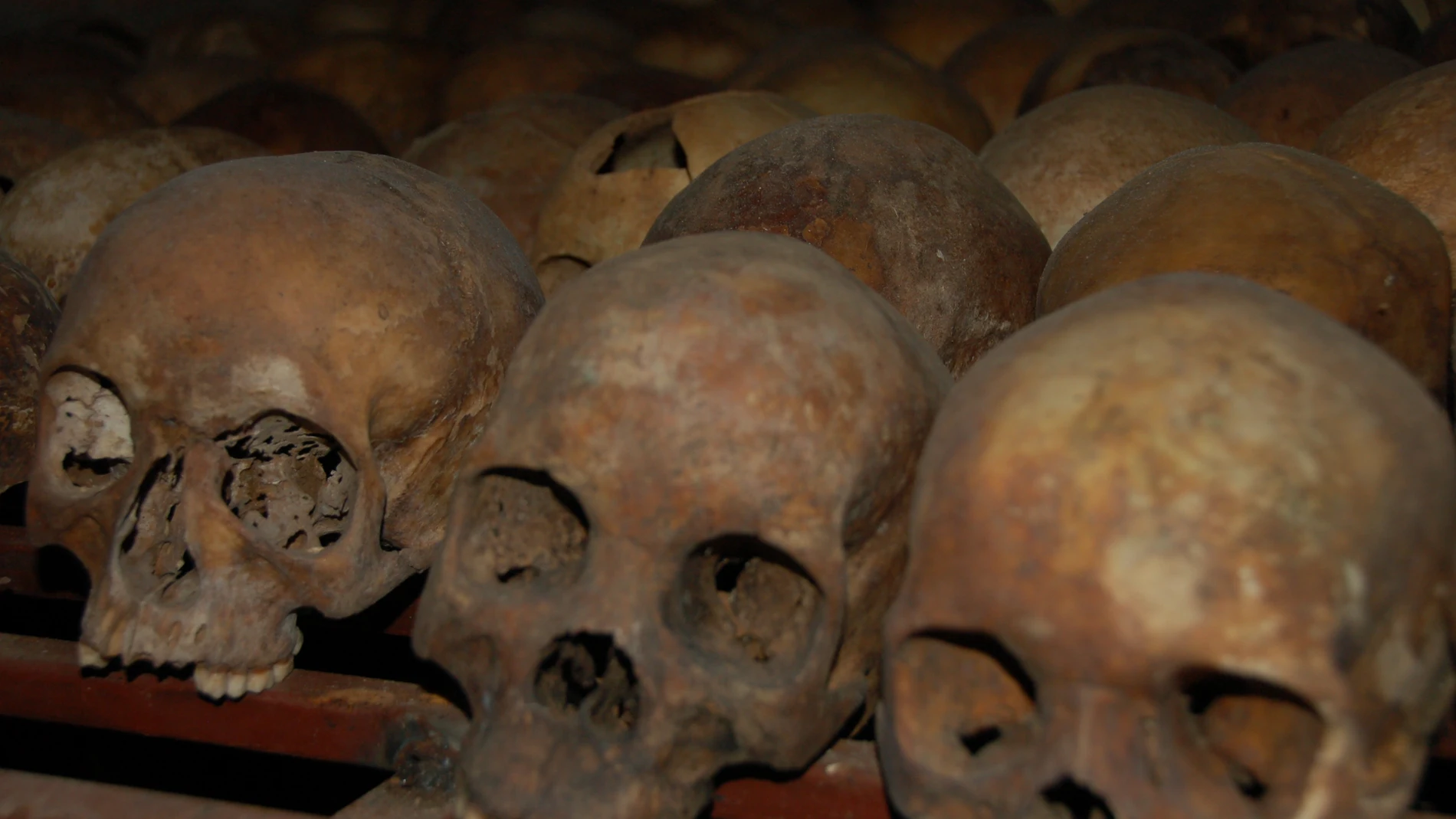 Cráneos del Genocidio en Ruanda