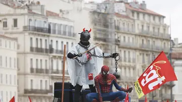 Noveno día de protestas en Francia Noveno día de protestas en Francia