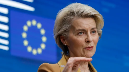 Ursula Von der Leyen, presidenta de la Comisión Europea. Ursula Von der Leyen, presidenta de la Comisión Europea.