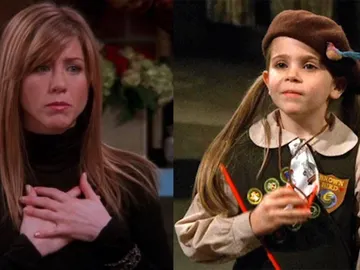 Jennifer Aniston y Mae Whitman en 'Friends' Jennifer Aniston y Mae Whitman en 'Friends'