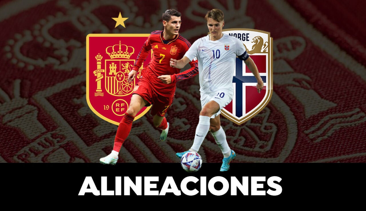 España - Noruega: posibles alineaciones del partido de clasificación de la Eurocopa 2024