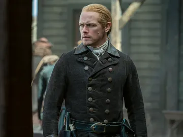 Sam Hueghan como Jamie Fraser en la temporada 7 de 'Outlander' Sam Hueghan como Jamie Fraser en la temporada 7 de 'Outlander'