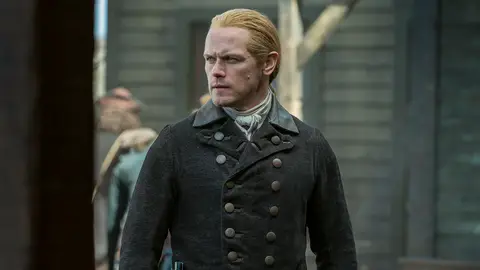 Sam Hueghan como Jamie Fraser en la temporada 7 de 'Outlander' Sam Hueghan como Jamie Fraser en la temporada 7 de 'Outlander'