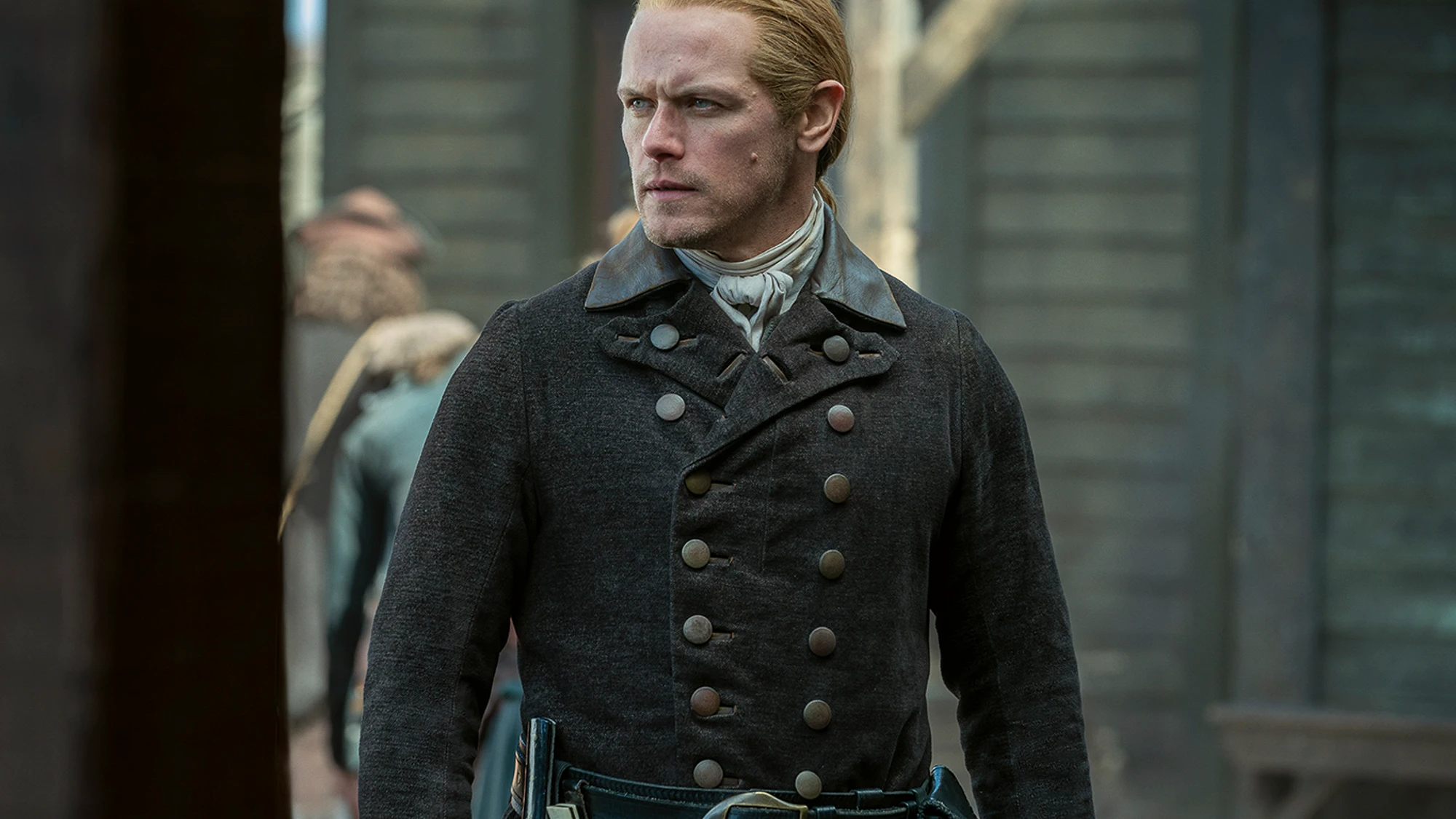 Sam Hueghan como Jamie Fraser en la temporada 7 de 'Outlander' Sam Hueghan como Jamie Fraser en la temporada 7 de 'Outlander'