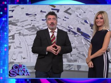 Sandra Golpe enseña a Agustín Jiménez cómo presentar Noticias con una última hora 