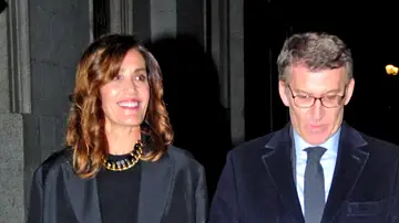 Eva Cárdenas junto a su marido Alberto Núñez Feijóo