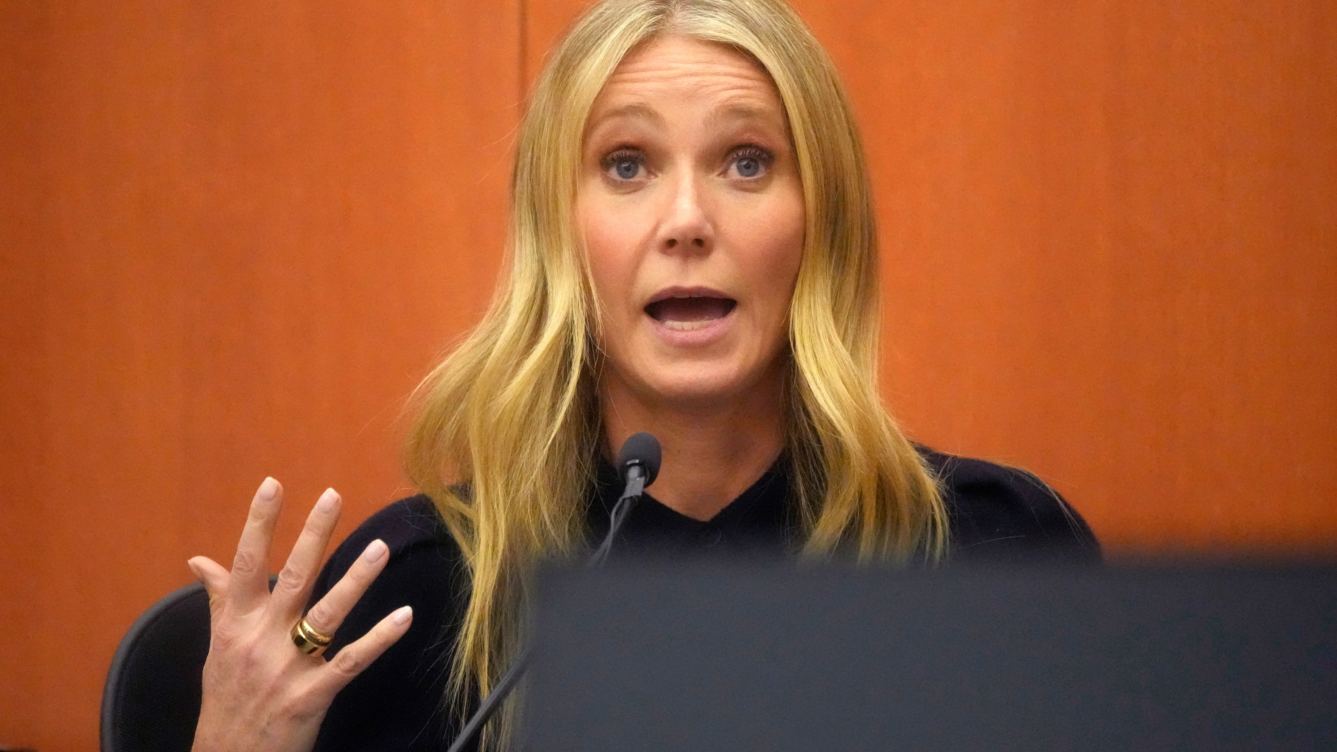 La actriz Gwyneth Paltrow durante el juicio La actriz Gwyneth Paltrow durante el juicio
