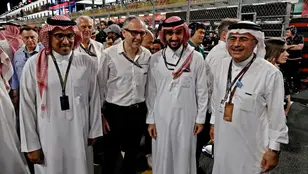 Stefano Domenicali, en el GP de Arabia Saudí