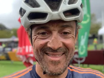 Luis Enrique, en una etapa de la Absa Cape Epic Luis Enrique, en una etapa de la Absa Cape Epic