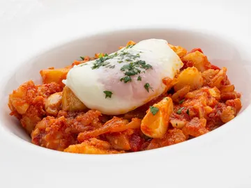 La receta de Arguiñano que es todo un éxito en Sanfermines: Ajoarriero con huevo escalfado La receta de Arguiñano que es todo un éxito en Sanfermines: Ajoarriero con huevo escalfado