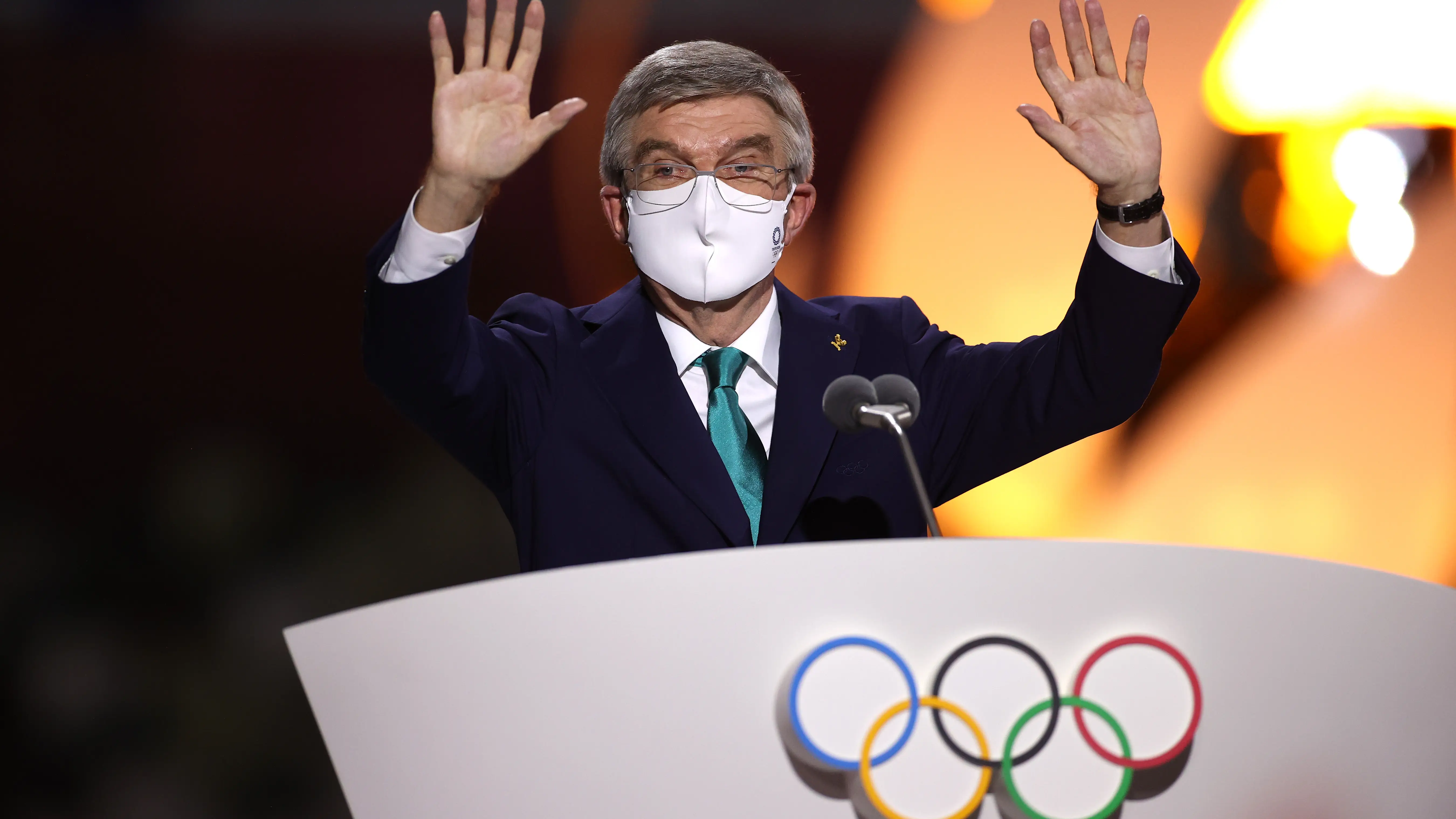Thomas Bach, presidente del COI, en los Juegos de Tokio Thomas Bach, presidente del COI, en los Juegos de Tokio
