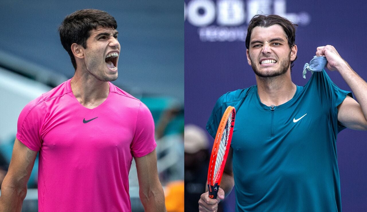 Carlos Alcaraz - Taylor Fritz: Horario y dónde ver el partido de cuartos del Miami Open
