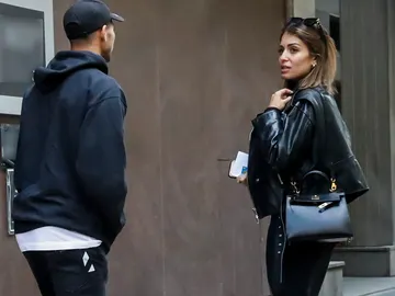 Achraf Hakimi e Hiba Abouk Achraf Hakimi e Hiba Abouk