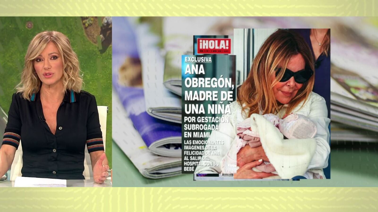 Susanna Griso, sobre la maternidad de Ana Obregón: 