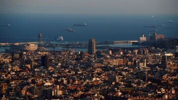 Vista aérea de Barcelona