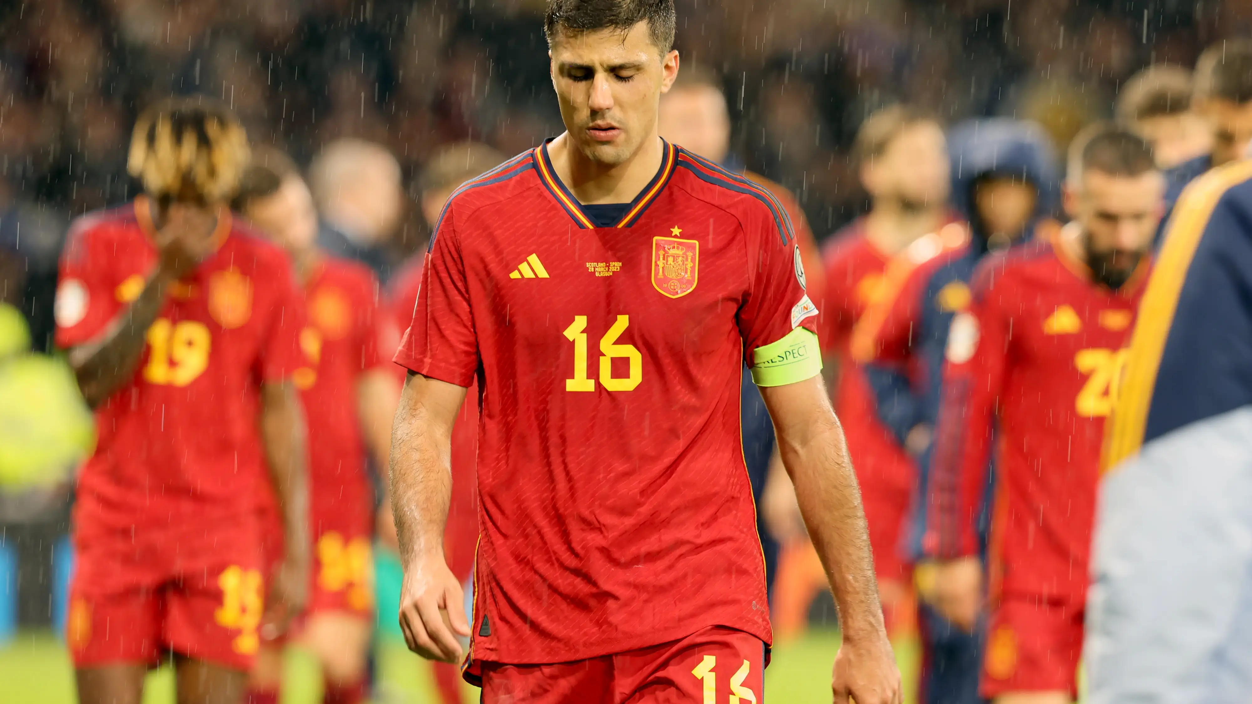 Rodri, tras la derrota ante Escocia Rodri, tras la derrota ante Escocia